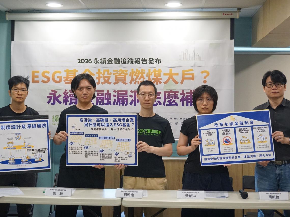 ESG基金投資高碳排產業？永續金融追蹤報告盤點52檔基金：7檔曾持有高碳排大戶